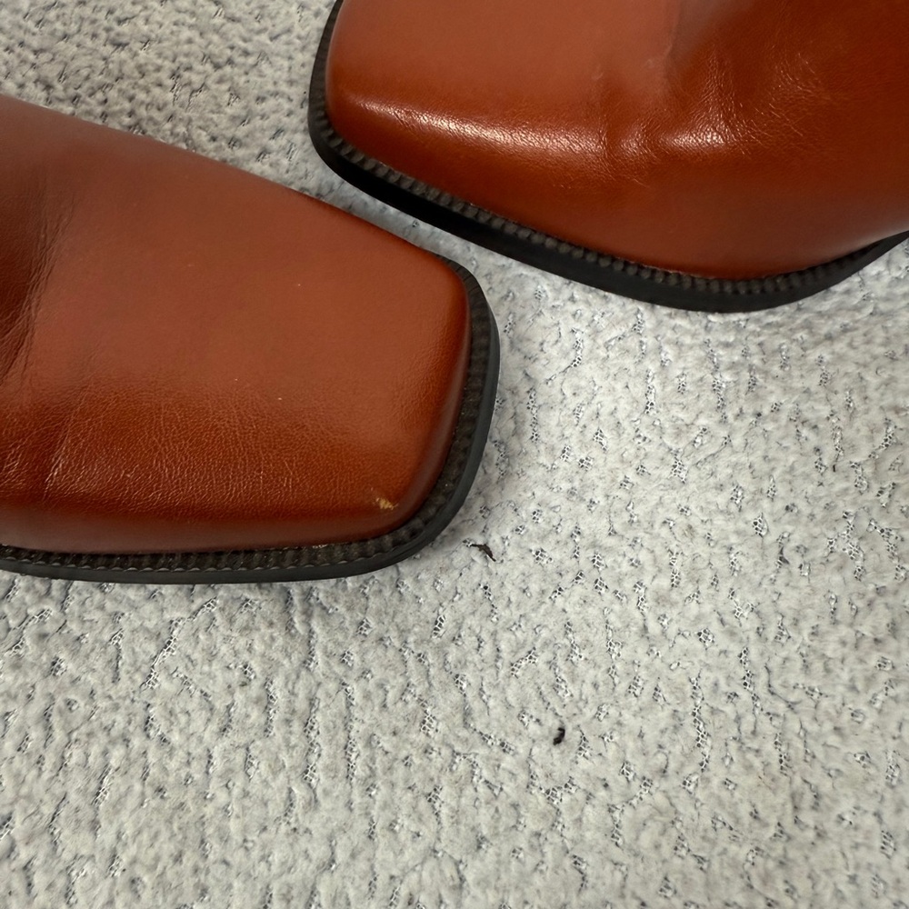 Brown Leather Bag with Logo Detail - Picture 10 of 10